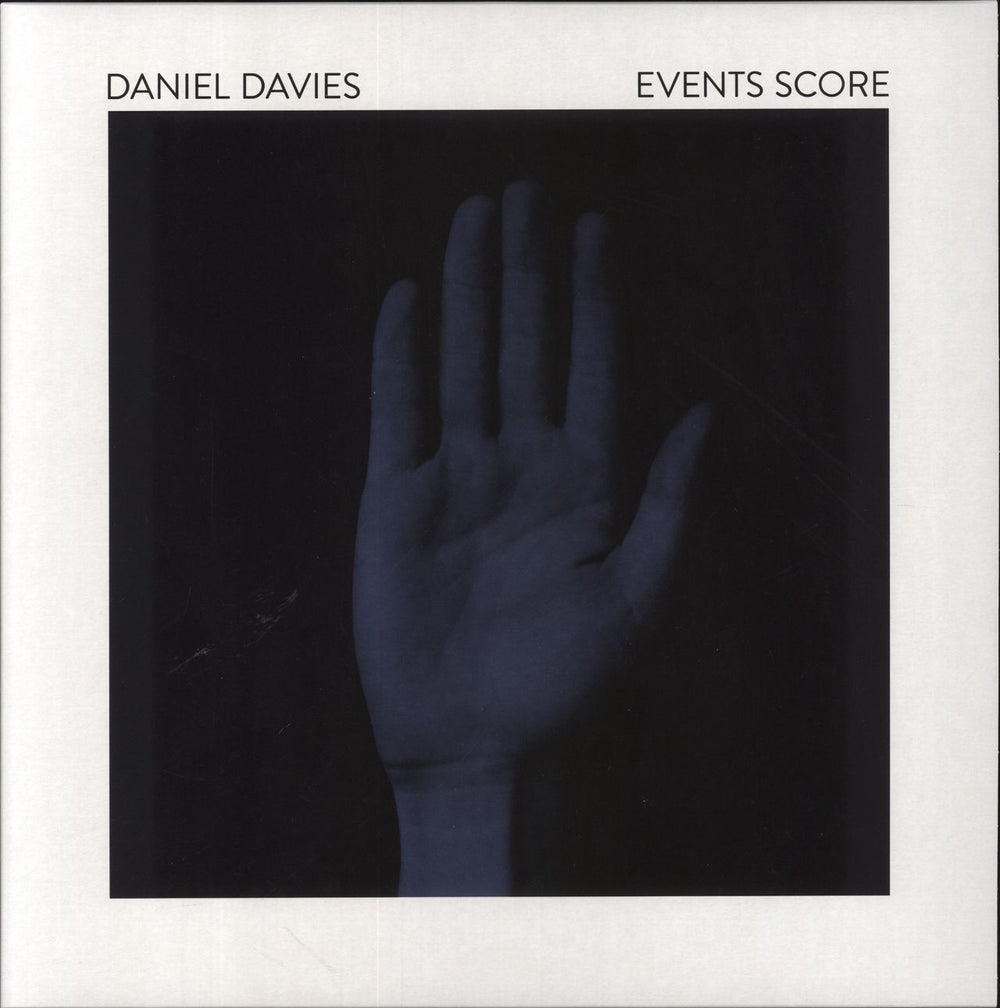 Daniel Davies Events Score - Blue & White Marbled Vinyl UK vinyl LP album (LP record) BWR020LP