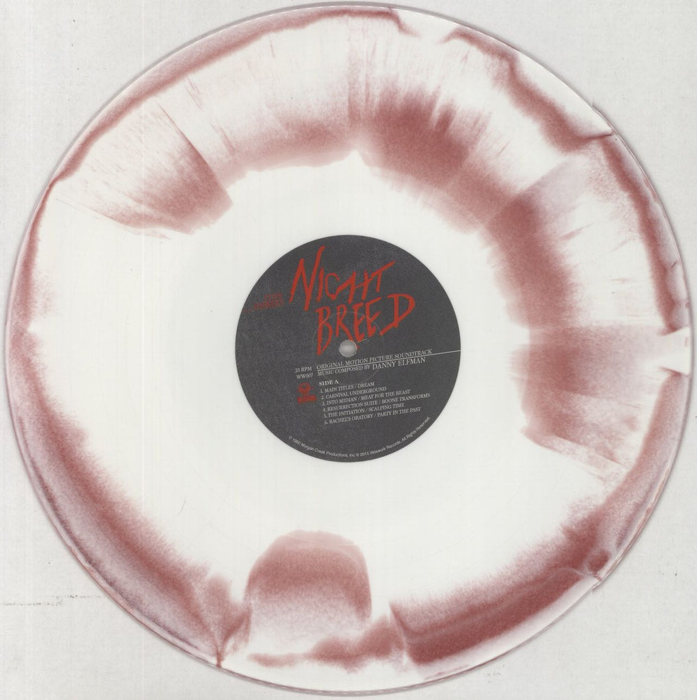 Danny Elfman Clive Barker's Nightbreed - Peloquin Vinyl US vinyl LP album (LP record) DXNLPCL858284