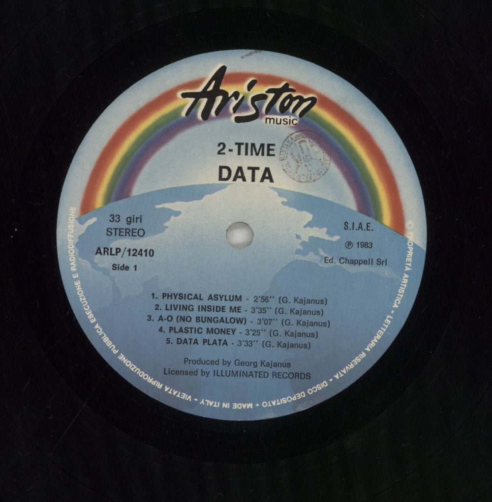 Data 2-Time Italian vinyl LP album (LP record) E25LPTI859468