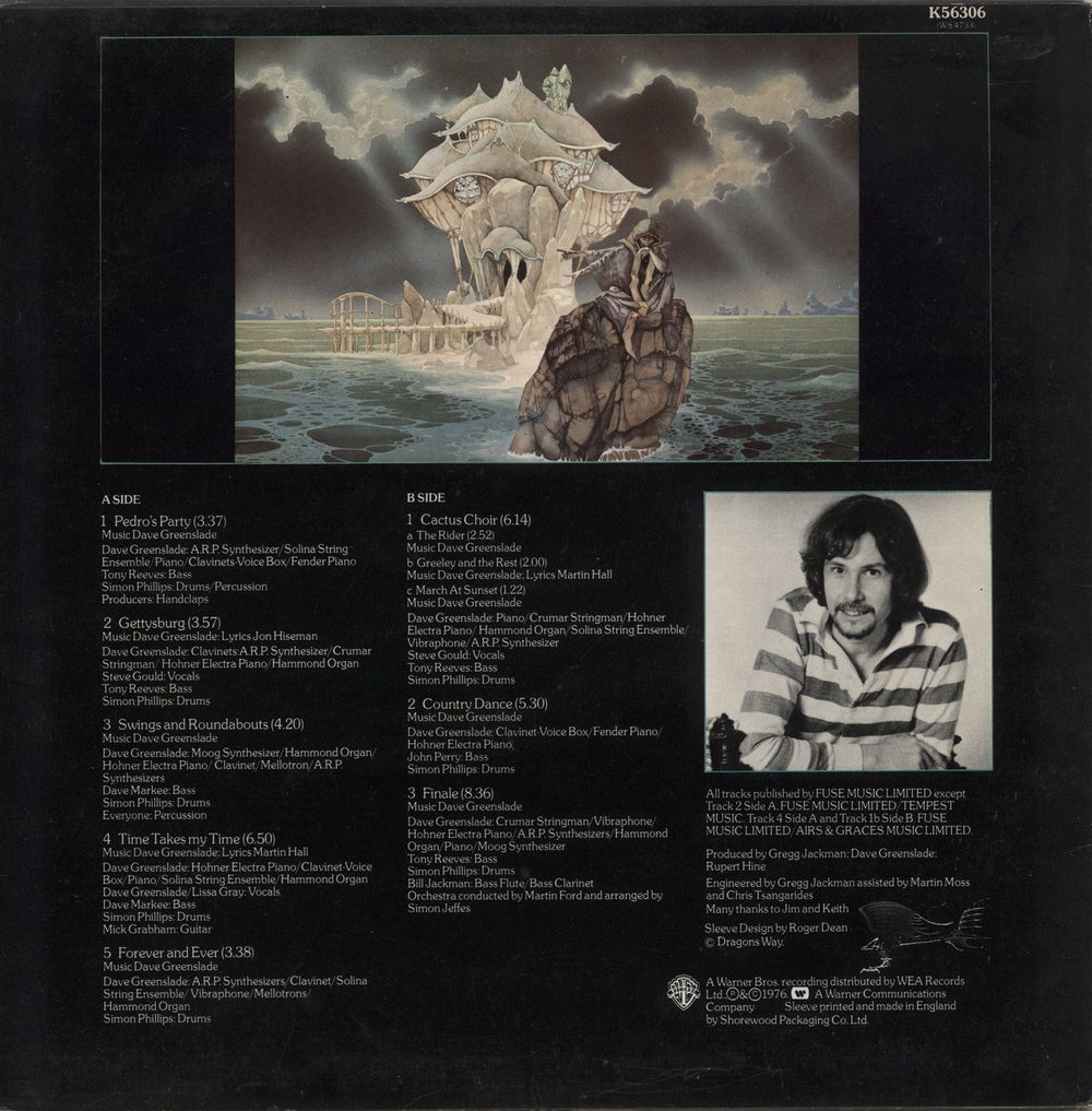 Dave Greenslade Cactus Choir UK vinyl LP album (LP record)