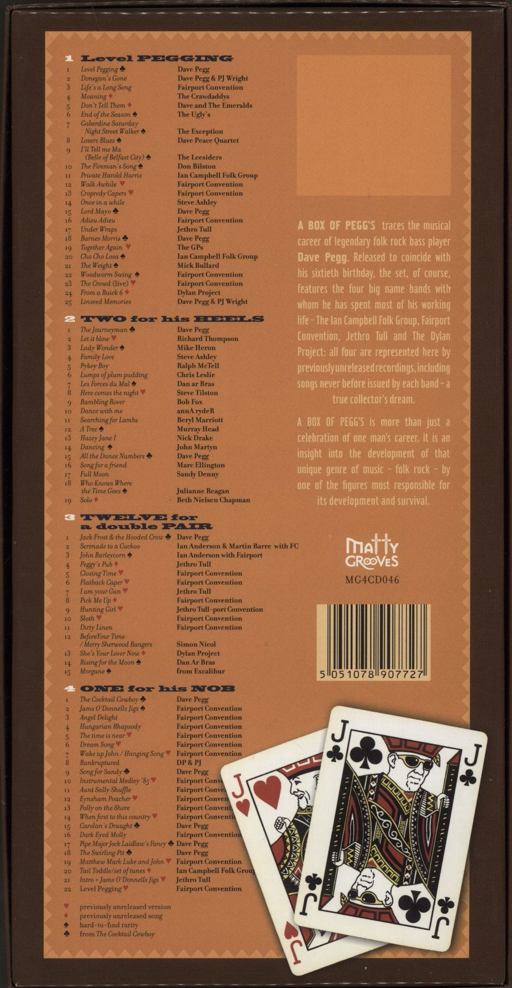 Dave Pegg A Box Of Pegg's UK CD Album Box Set 5051078907727