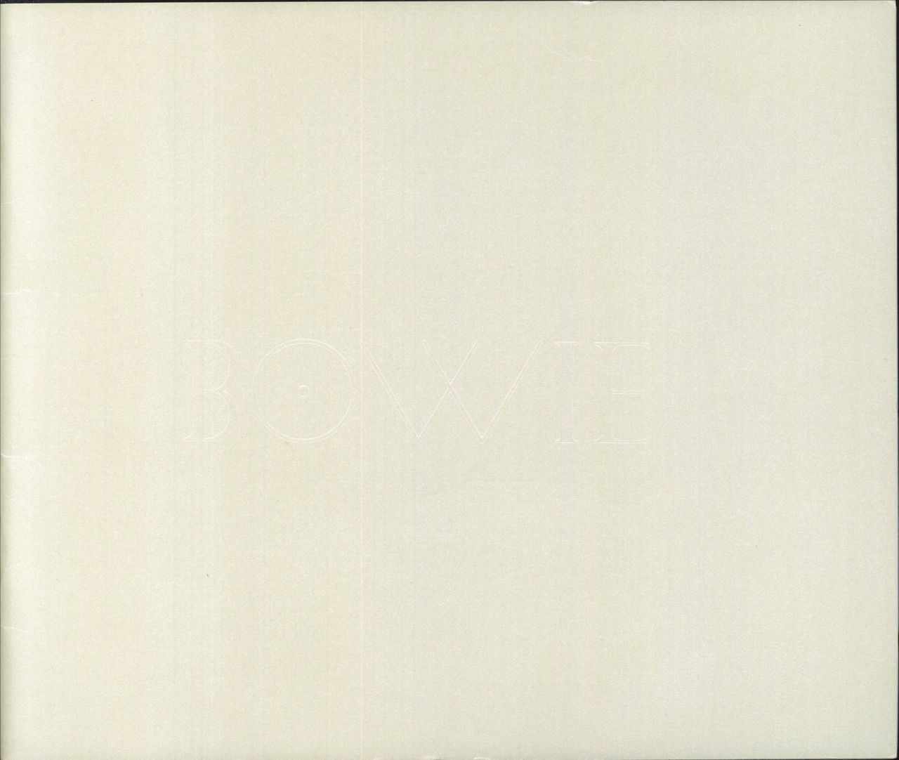 David Bowie A Reality Tour UK tour programme TOUR PROGRAMME