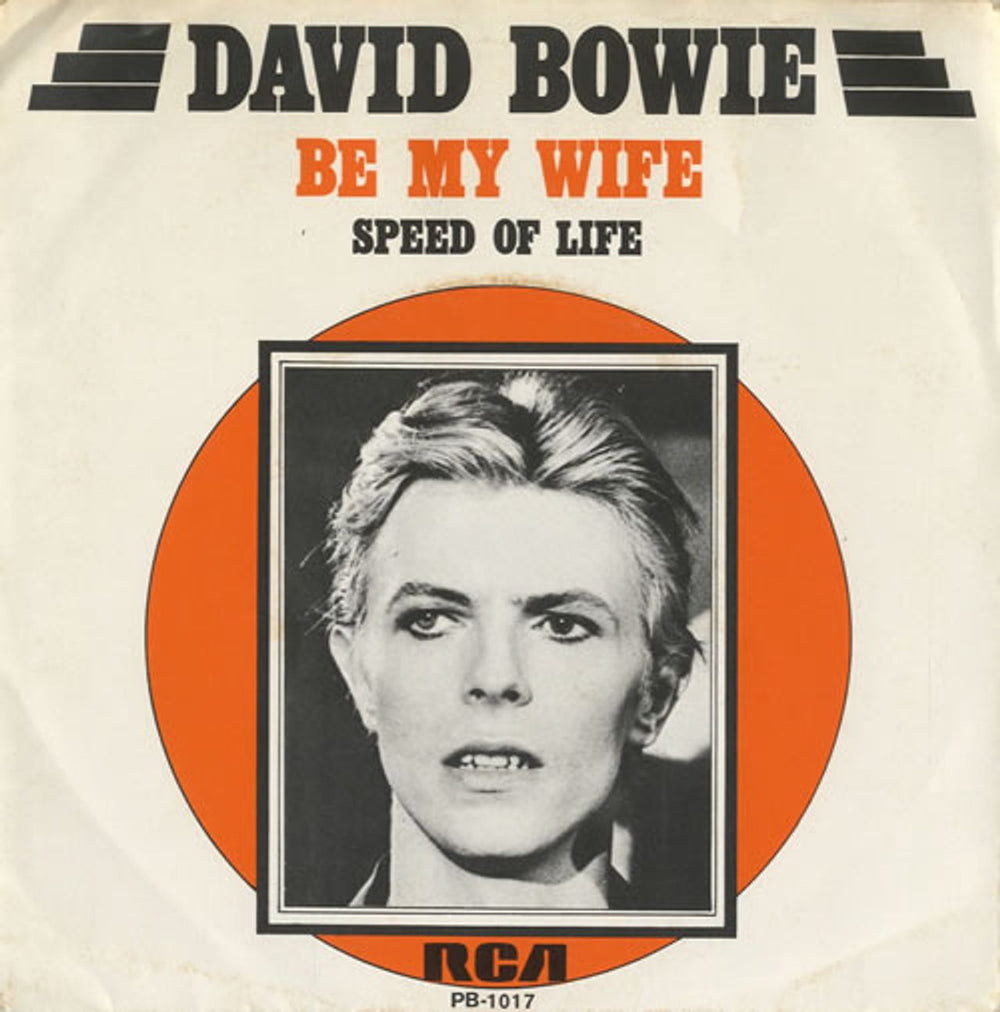 David Bowie Be My Wife Dutch 7" vinyl single (7 inch record / 45) PB-1017