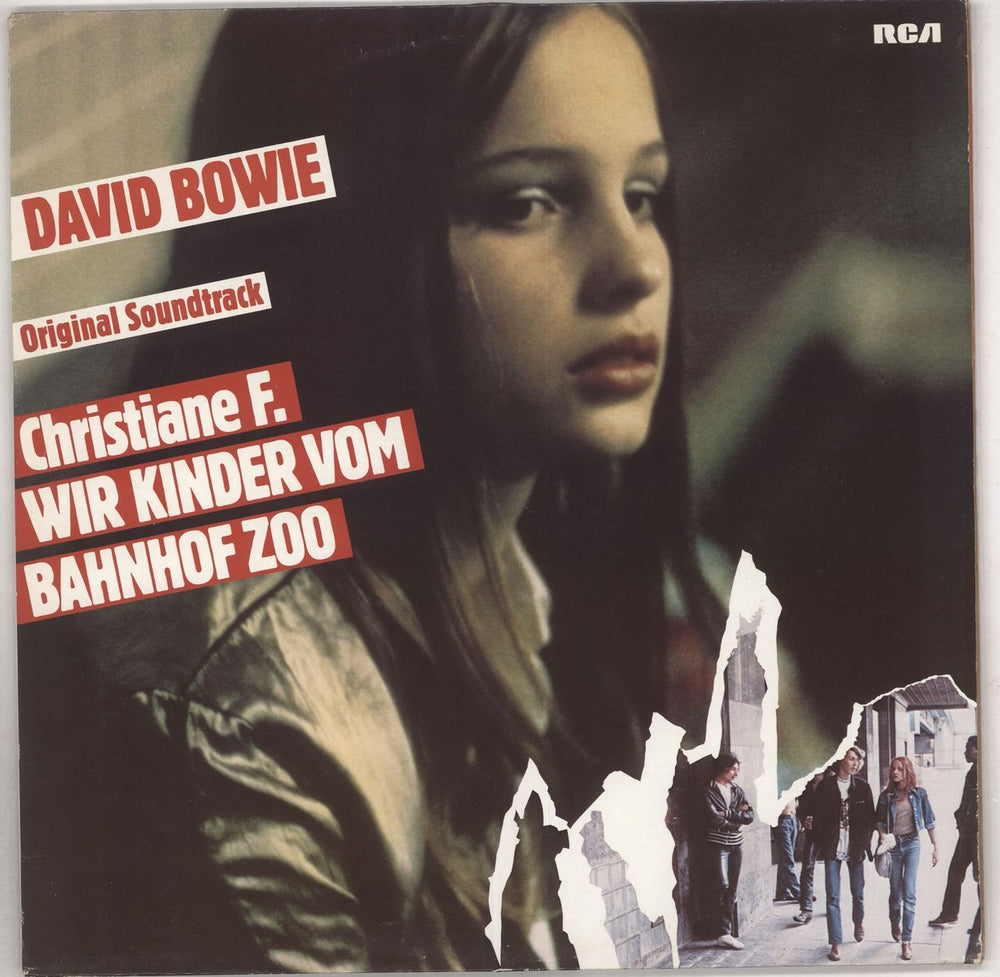 David Bowie Christiane F. + Inner German vinyl LP album (LP record) BL43606