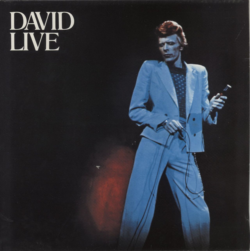 David Bowie David Live UK 2-LP vinyl record set (Double LP Album) DBLD1