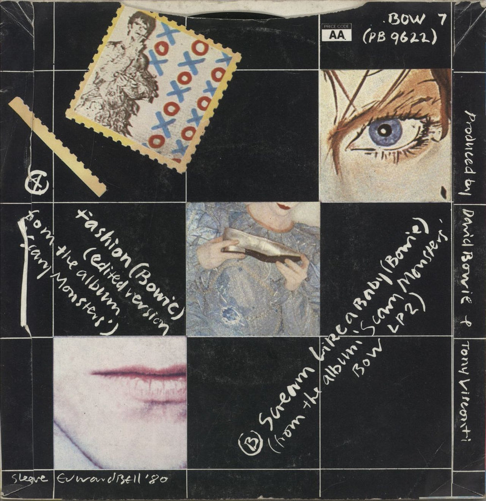 David Bowie Fashion - Solid + Sleeve UK 7" vinyl single (7 inch record / 45)