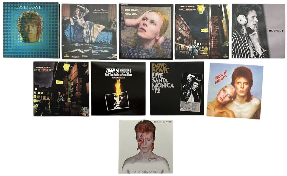 David Bowie Five Years 1969-1973 UK CD Album Box Set BOWDXFI864819