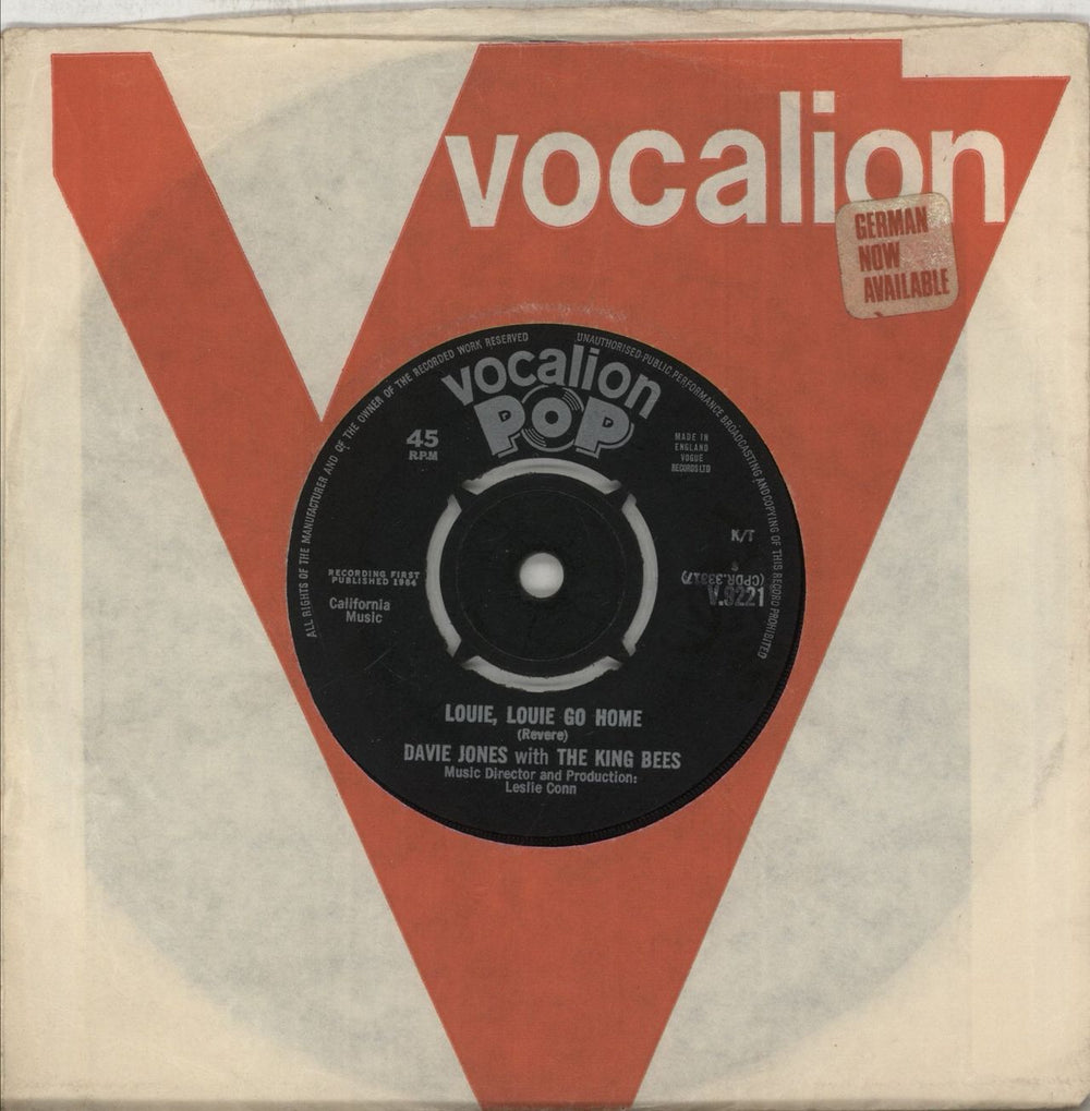 David Bowie Liza Jane - 1st + Autographed Photo UK 7" vinyl single (7 inch record / 45)