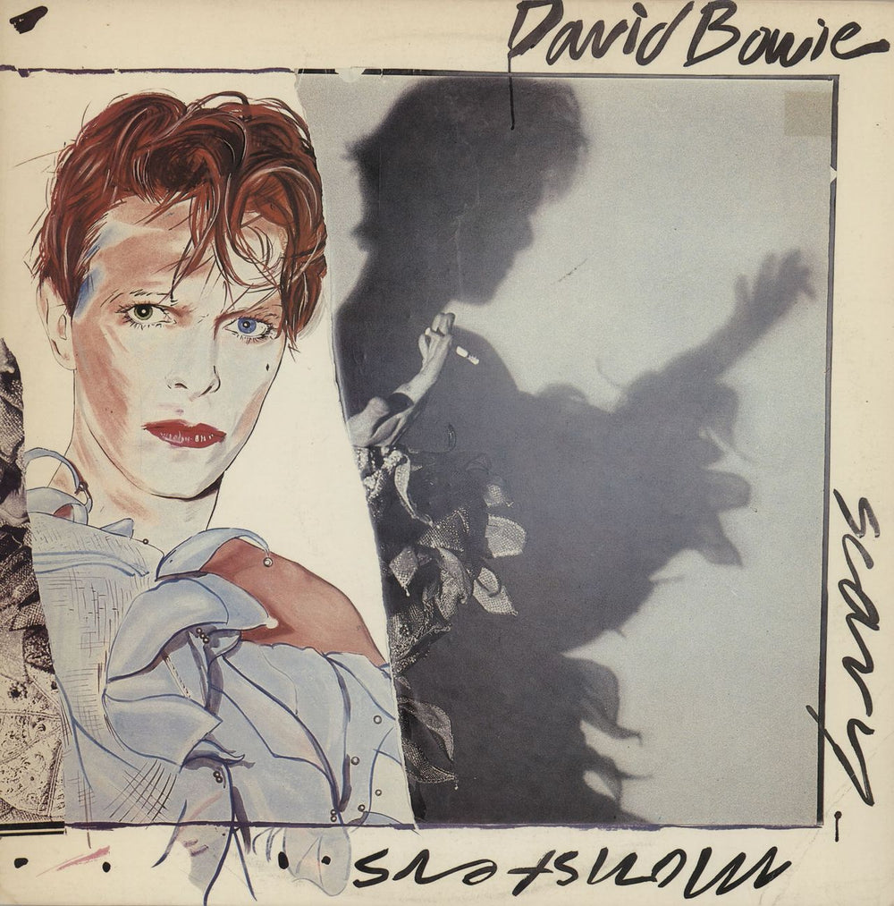 David Bowie Scary Monsters - 1st - VG UK vinyl LP album (LP record) BOWLP2