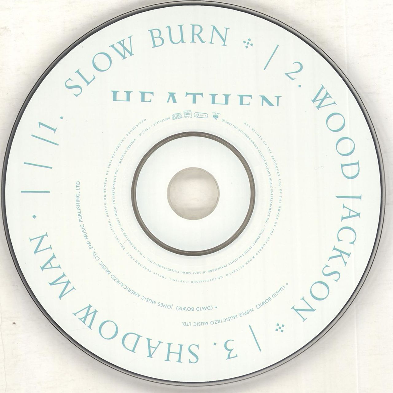 David Bowie Slow Burn Austrian CD single (CD5 / 5") BOWC5SL219761
