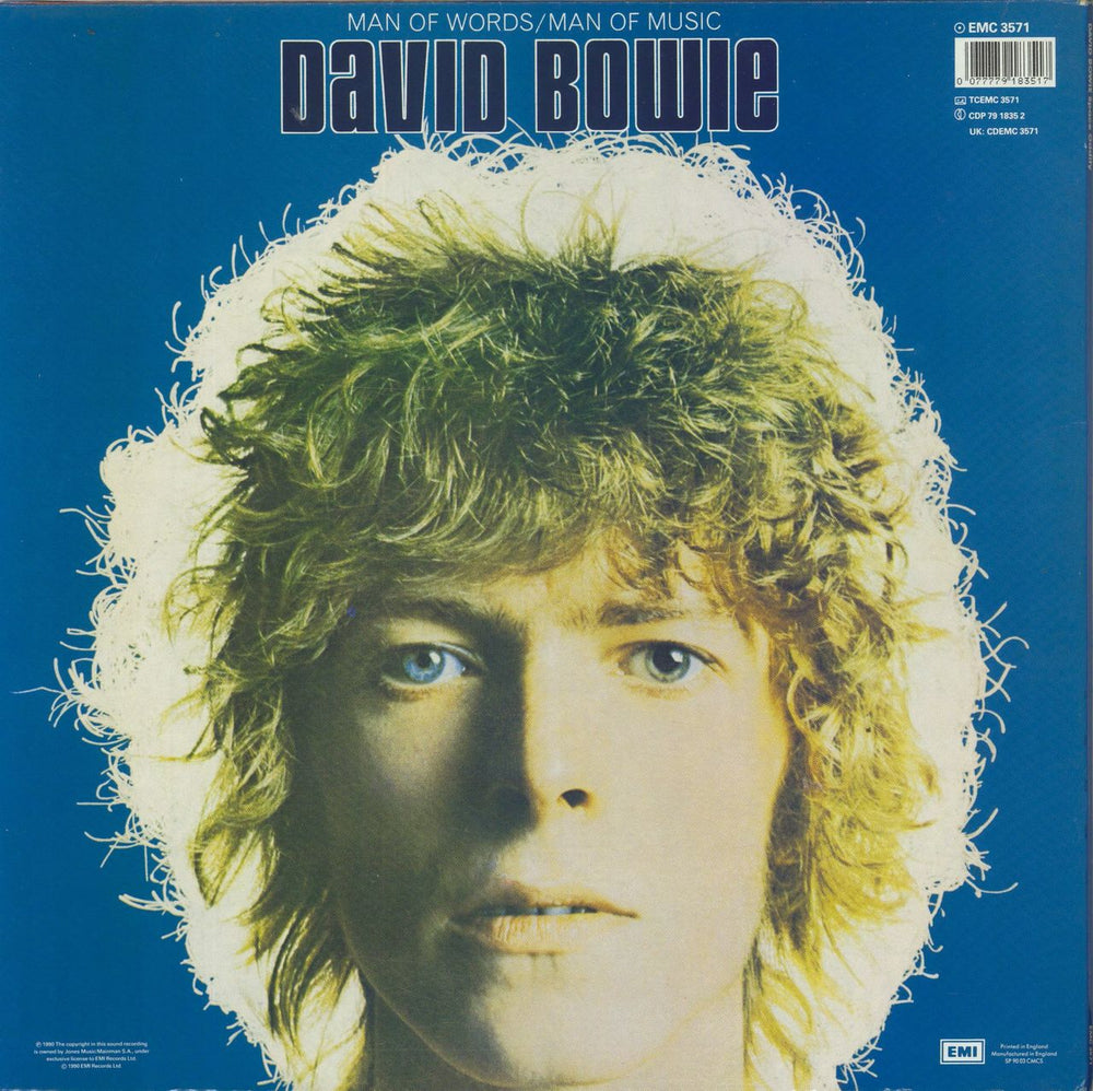 David Bowie Space Oddity - Hype Stickered UK vinyl LP album (LP record) 077779183517