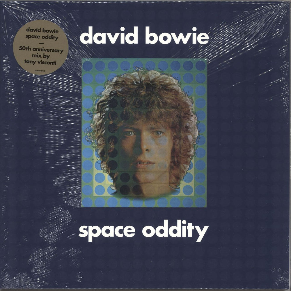 David Bowie Space Oddity - Silver Vinyl - 50th Anniversary Mix UK vinyl LP album (LP record) DBSOLP50