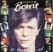 David Bowie The Best Of Bowie - Tracklisting Sticker UK vinyl LP album (LP record) NE1111