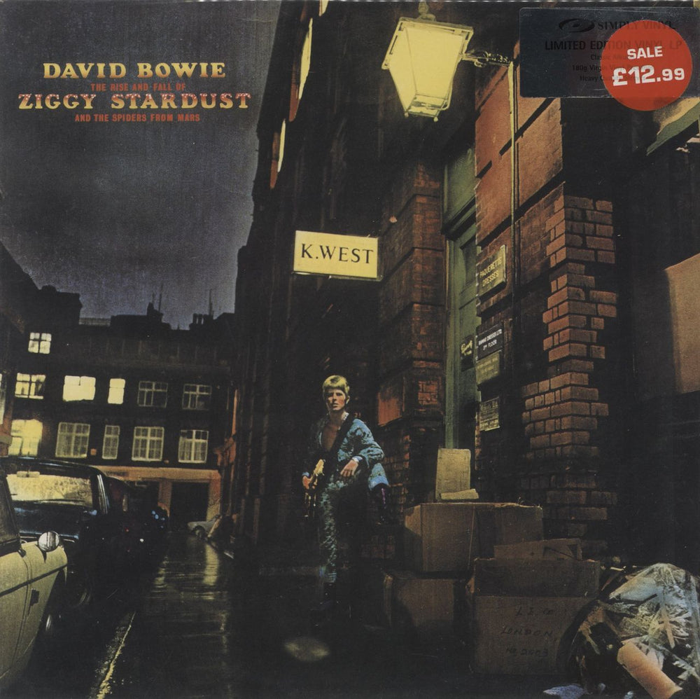 David Bowie The Rise & Fall Of Ziggy Stardust & The Spiders From Mars UK vinyl LP album (LP record) SVLP275
