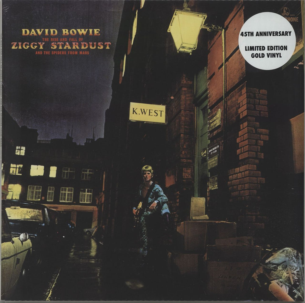 David Bowie The Rise And Fall Of Ziggy Stardust - Gold - Sealed UK vinyl LP album (LP record) DB69734