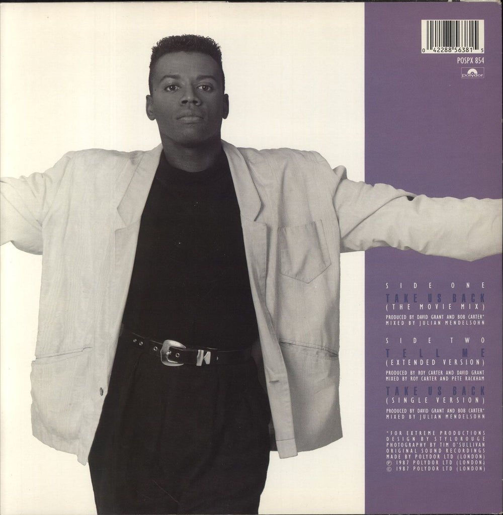 David Grant Take Us Back (The Movie Mix) UK 12" vinyl single (12 inch record / Maxi-single) 042288563815