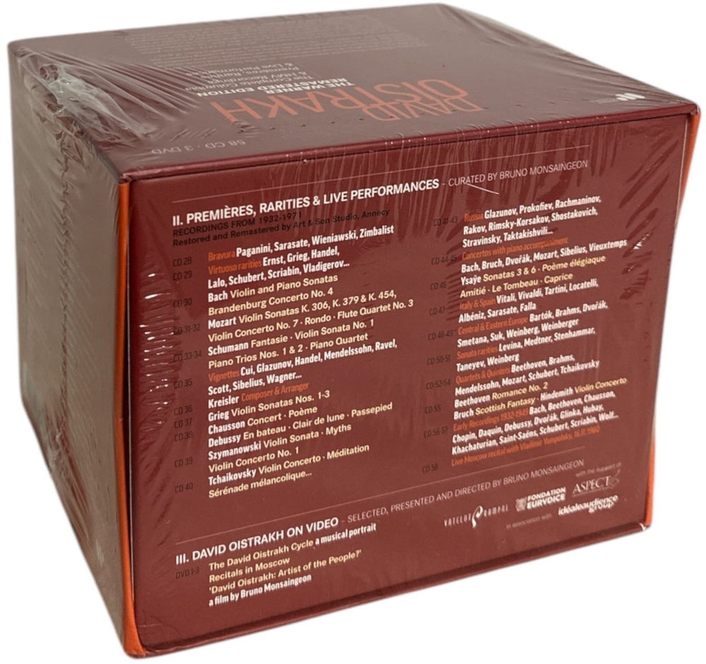 David Oïstrakh The Warner Remastered Edition - (The Complete Columbia/HMV Recordings) German CD Album Box Set 5054197963520