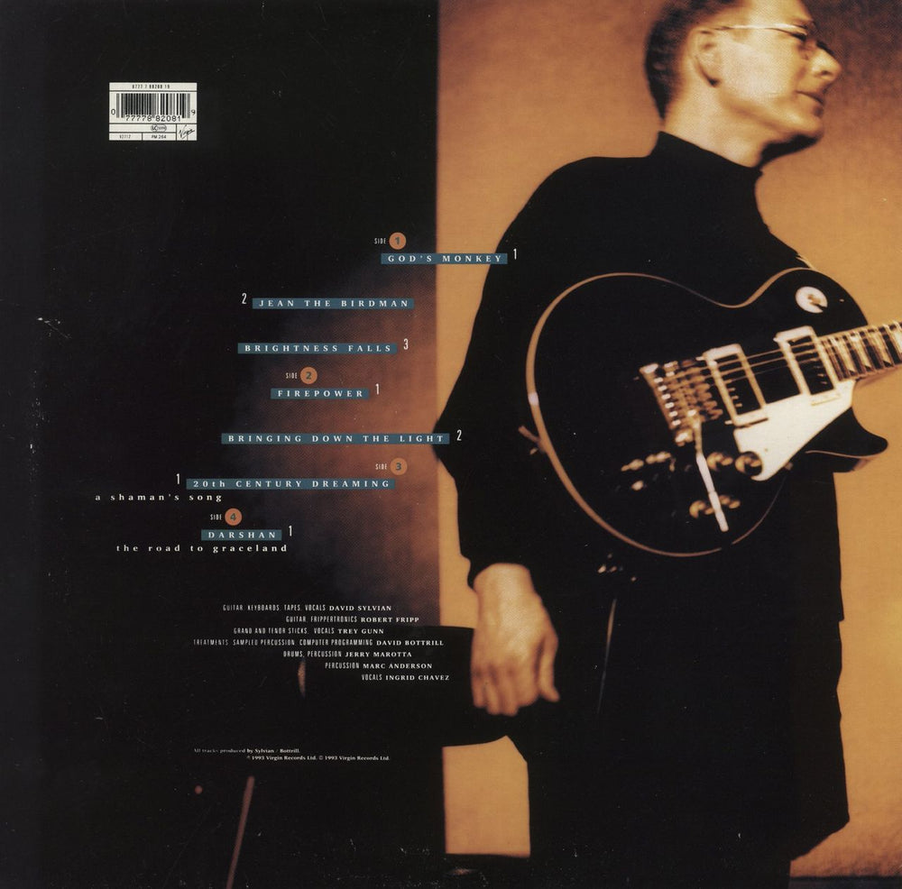 David Sylvian The First Day - VG UK 2-LP vinyl record set (Double LP Album) 077778820819