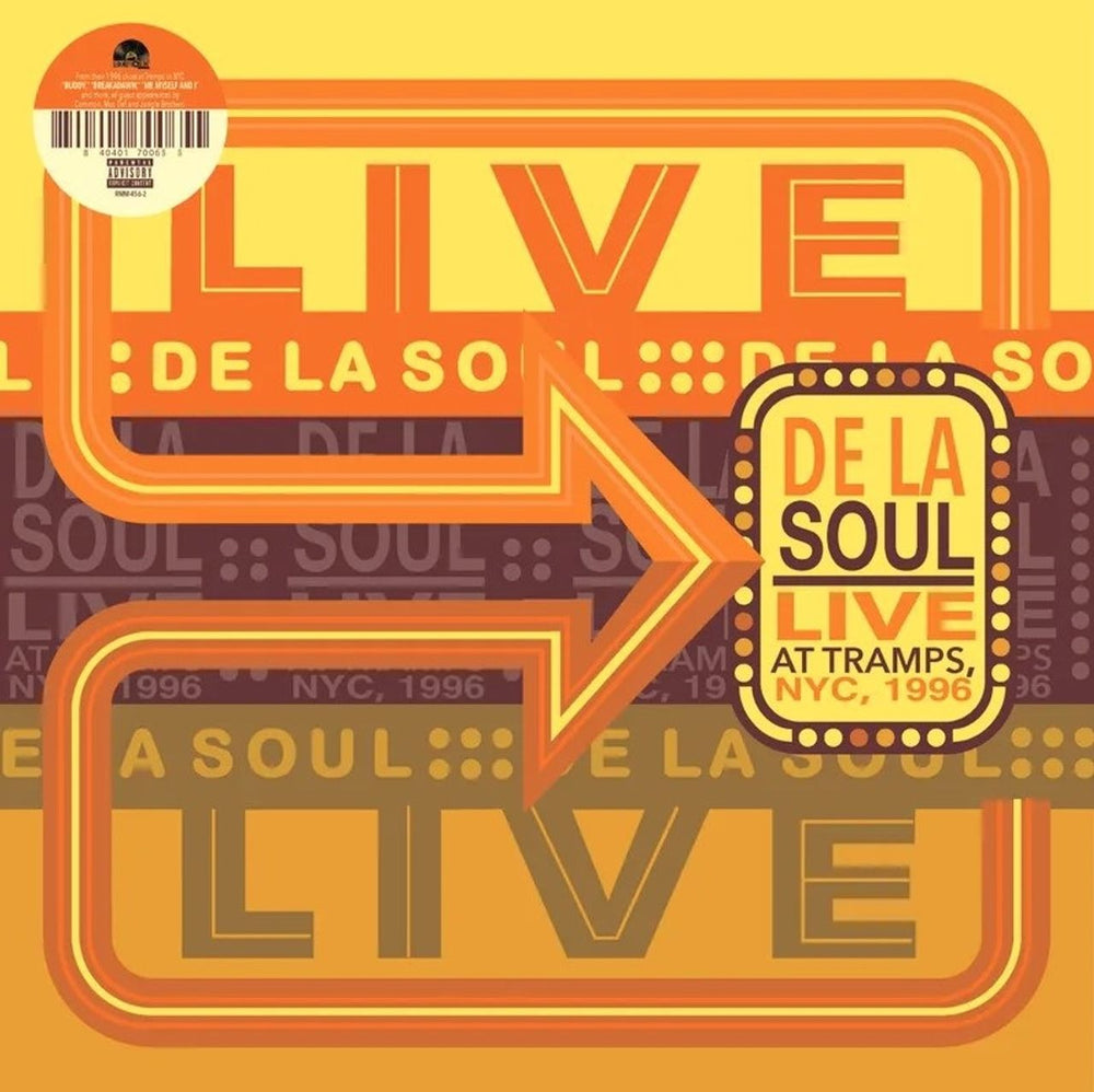 De La Soul Live at Tramps, NYC, 1996 - RSD 2024 - Sealed UK CD album (CDLP) RMM-456-2