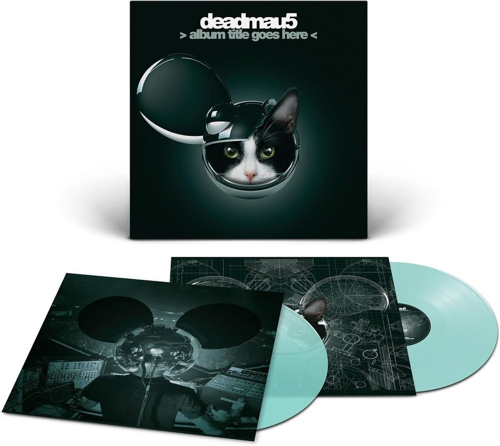 Deadmau5 Album Title Goes Here - Green Vinyl - Sealed UK 2-LP vinyl record set (Double LP Album) 5843639