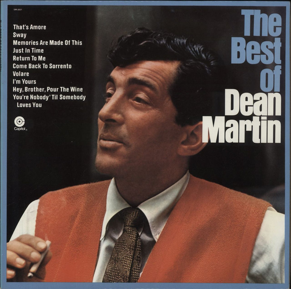 Dean Martin The Best Of Dean Martin US vinyl LP album (LP record) SM-2601