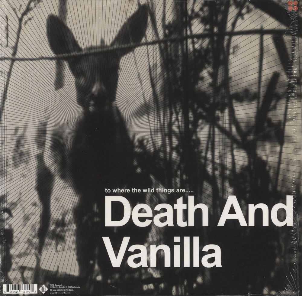 Death And Vanilla To Where The Wild Things Are..... - Opened Stickered Shrink UK vinyl LP album (LP record) 809236139245