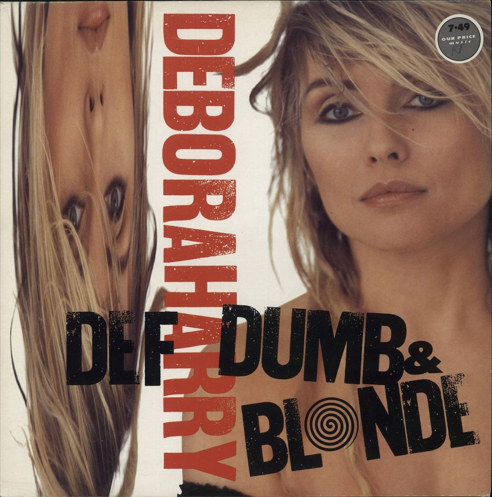 Debbie Harry Def, Dumb & Blonde - Price Stickered UK vinyl LP album (LP record) CHR1650