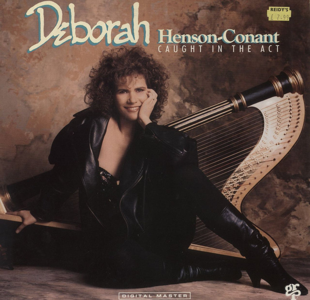 Deborah Henson-Conant Caught In The Act Swiss vinyl LP album (LP record) GRP-9600-1