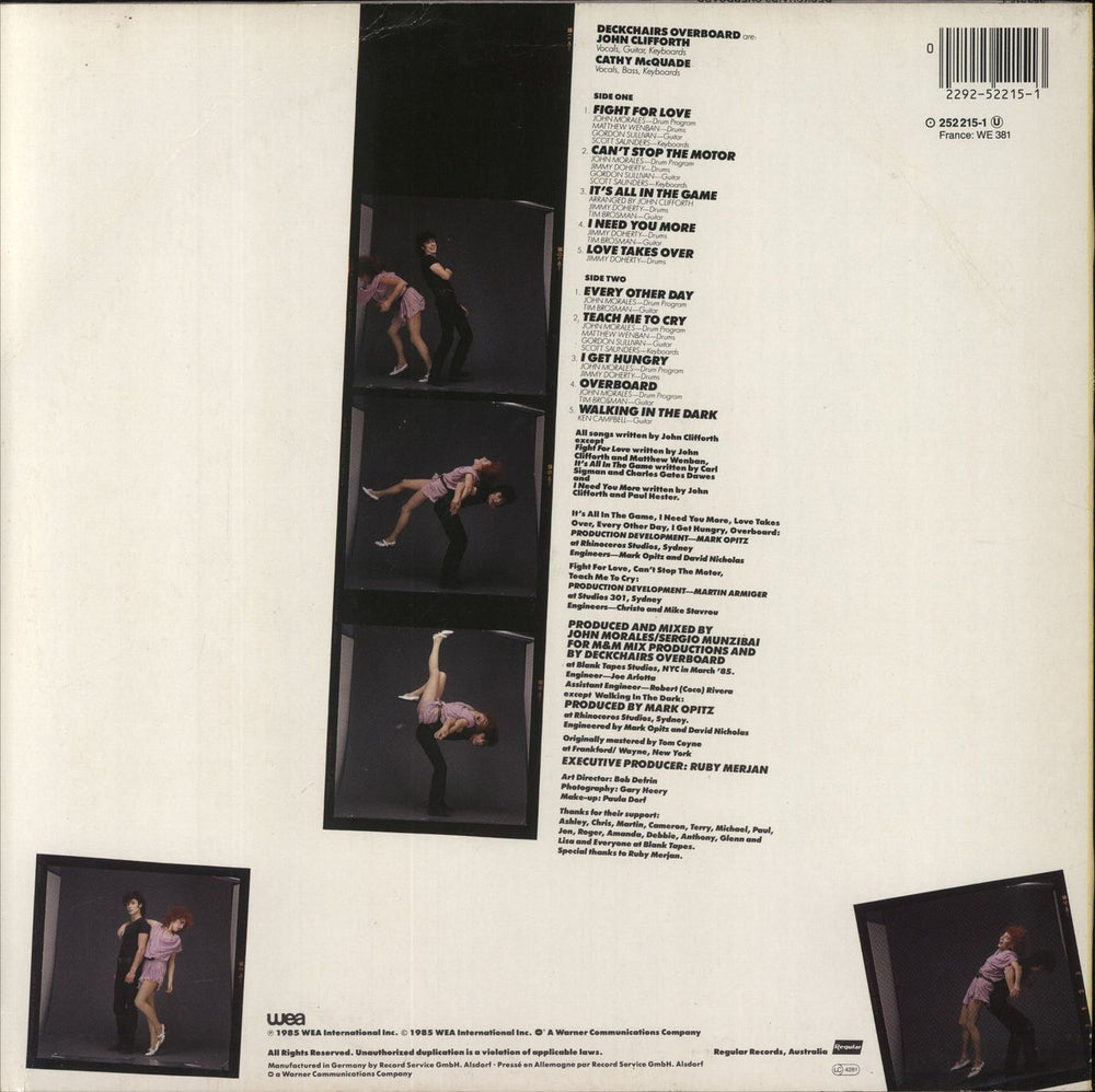 Deckchairs Overboard Deckchairs Overboard German vinyl LP album (LP record)