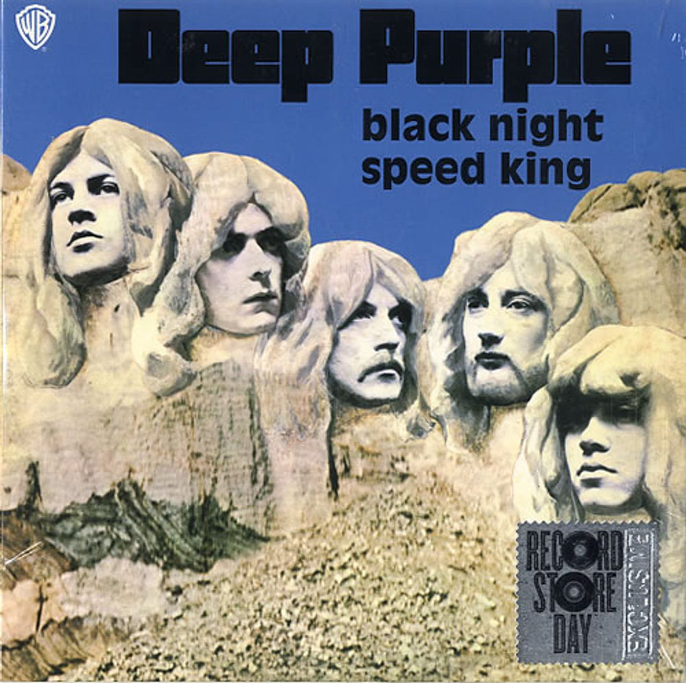 Deep Purple Black Night - RSD15 - Blue Vinyl UK 7" vinyl single (7 inch record / 45) HARSD5020