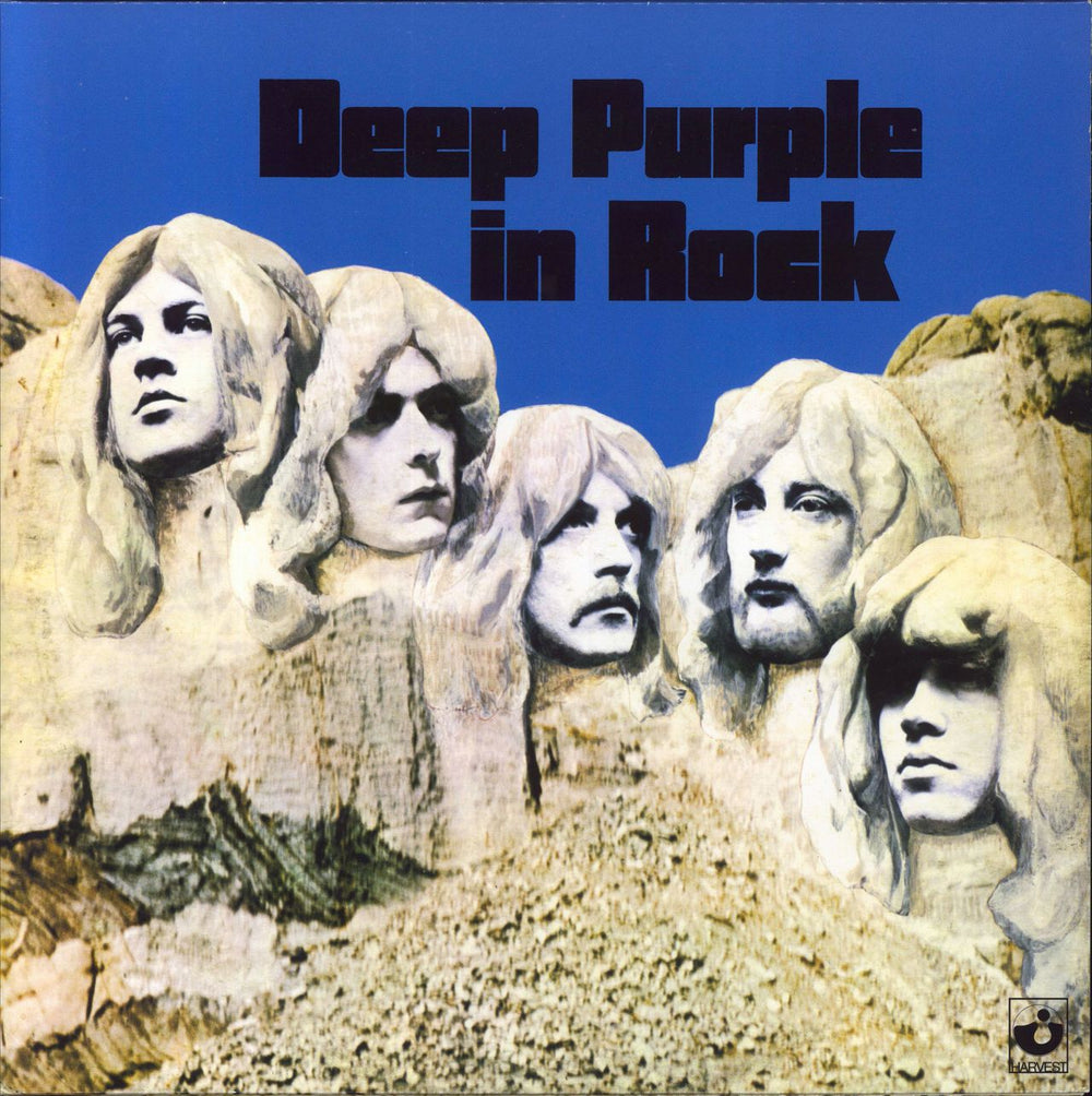 Deep Purple In Rock - 180gm Marbled Vinyl UK vinyl LP album (LP record) 0825646035083