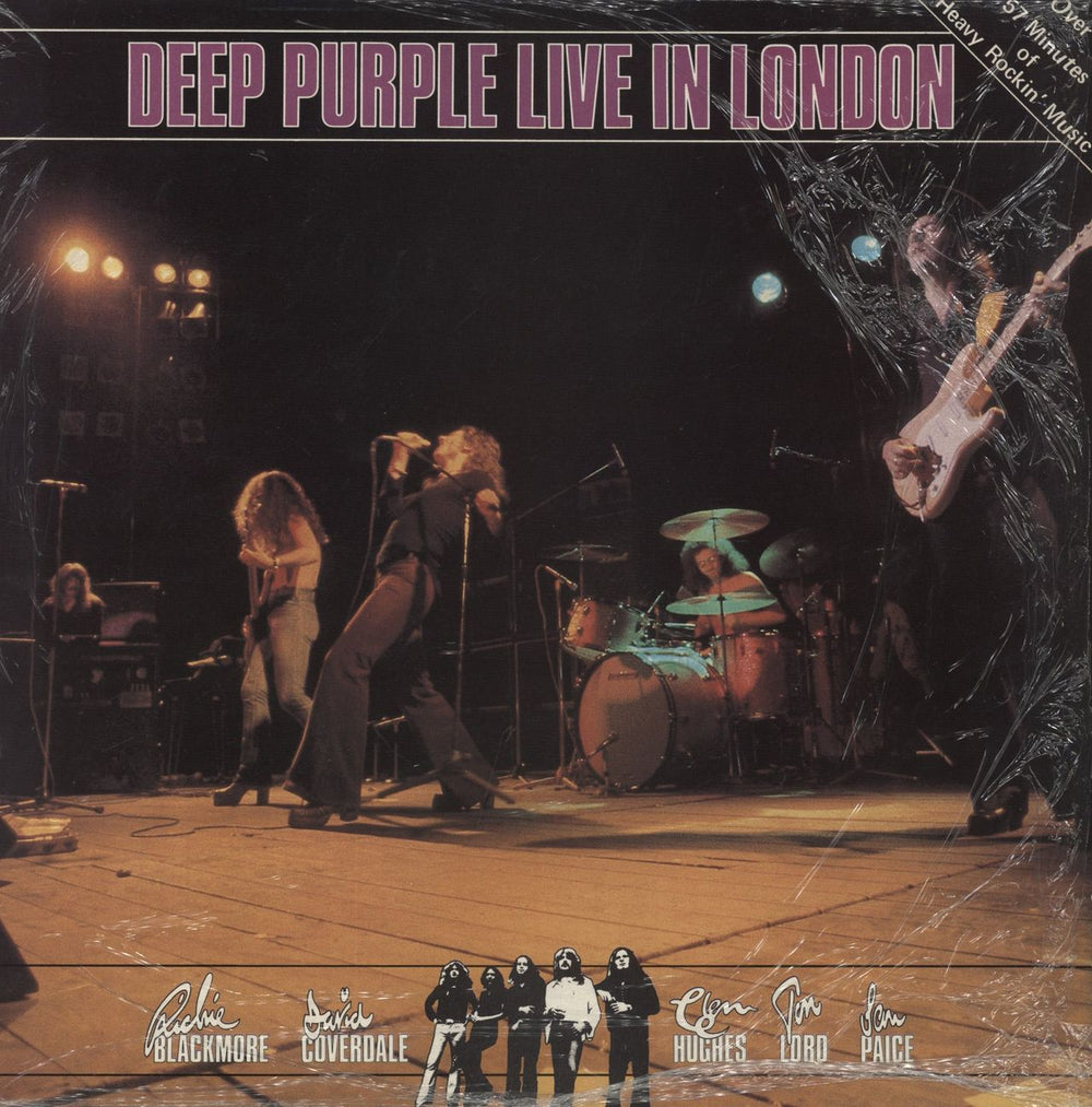 Deep Purple Live In London - Shrink UK vinyl LP album (LP record) SHSP4124