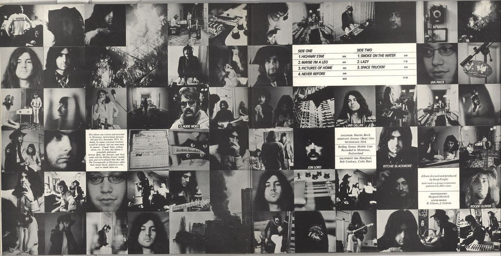 Deep Purple Machine Head - 2nd + Insert - EX UK vinyl LP album (LP record)