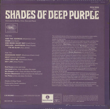 Deep Purple Shades Of Deep Purple - 1st - EX UK vinyl LP album (LP record)