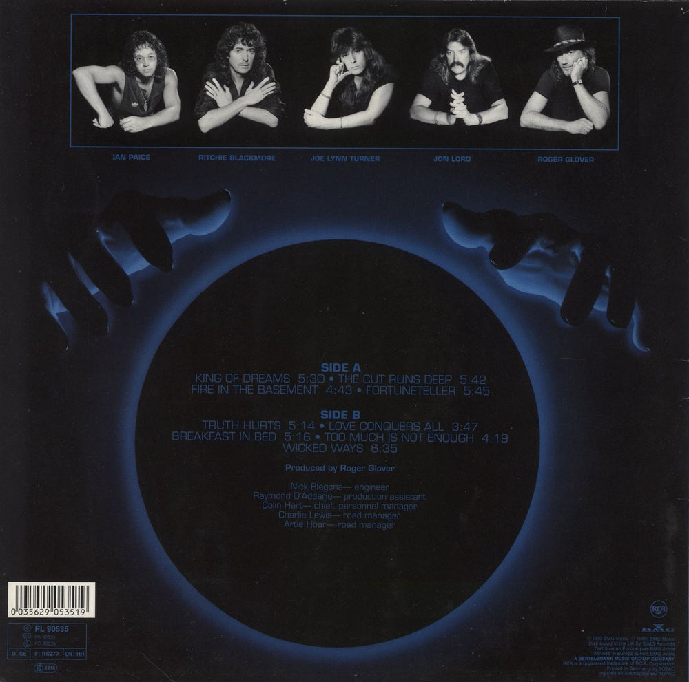 Deep Purple Slaves And Masters - EX UK vinyl LP album (LP record) 035629053519