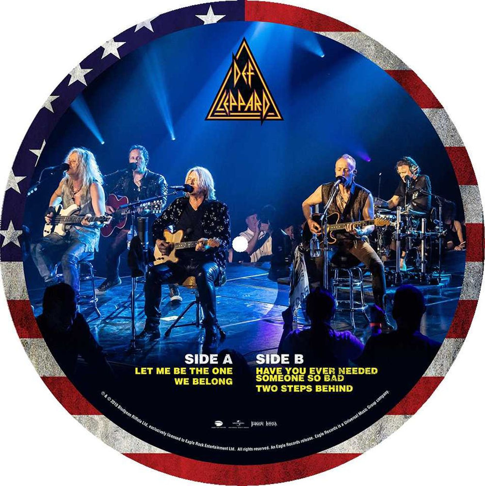 Def Leppard Acoustic In Vegas UK 10" Vinyl Picture Disc (10 inch Record Single) DEF1PAC746252