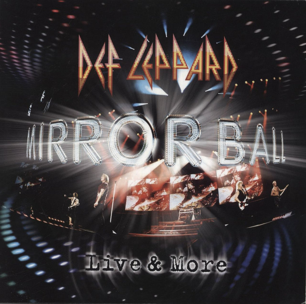 Def Leppard Mirror Ball - Live & More - Clear Vinyl US 3-LP vinyl record set (Triple LP Album) MBV9520WM