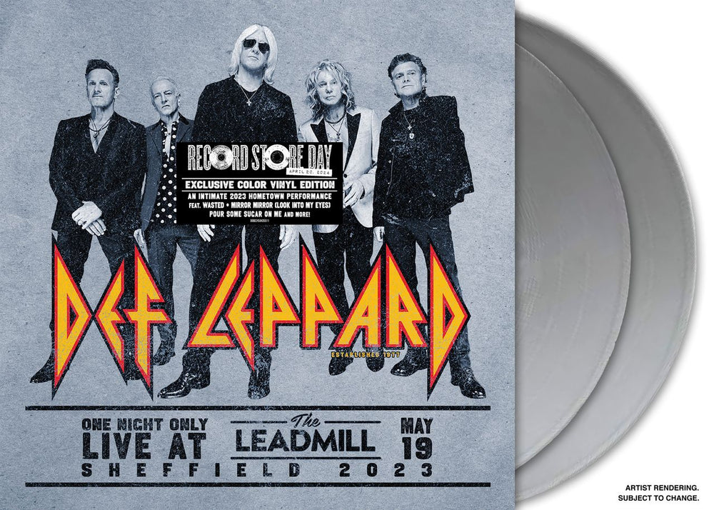 Def Leppard One Night Only: Live At The Leadmill 2023 - Silver Vinyl - RSD 2024 - Sealed UK 2-LP vinyl record set (Double LP Album) DEF2LON834525