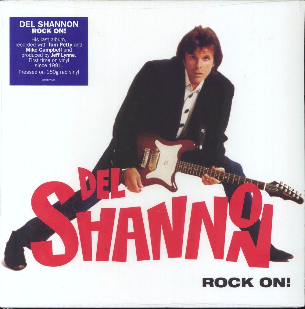 Del Shannon Rock On - 180gm Red Vinyl - Sealed UK vinyl LP album (LP record) DEMREC986