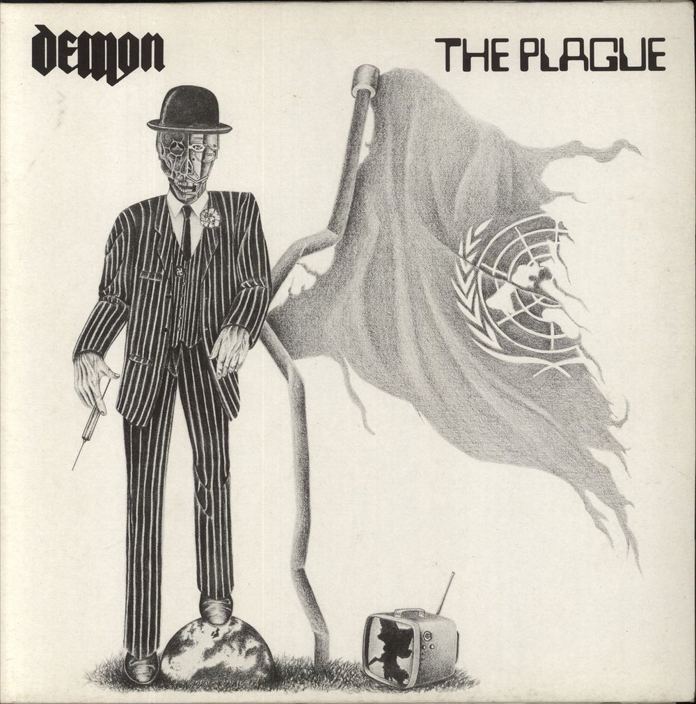 Demon (Rock) The Plague UK vinyl LP album (LP record) CLAYLP6