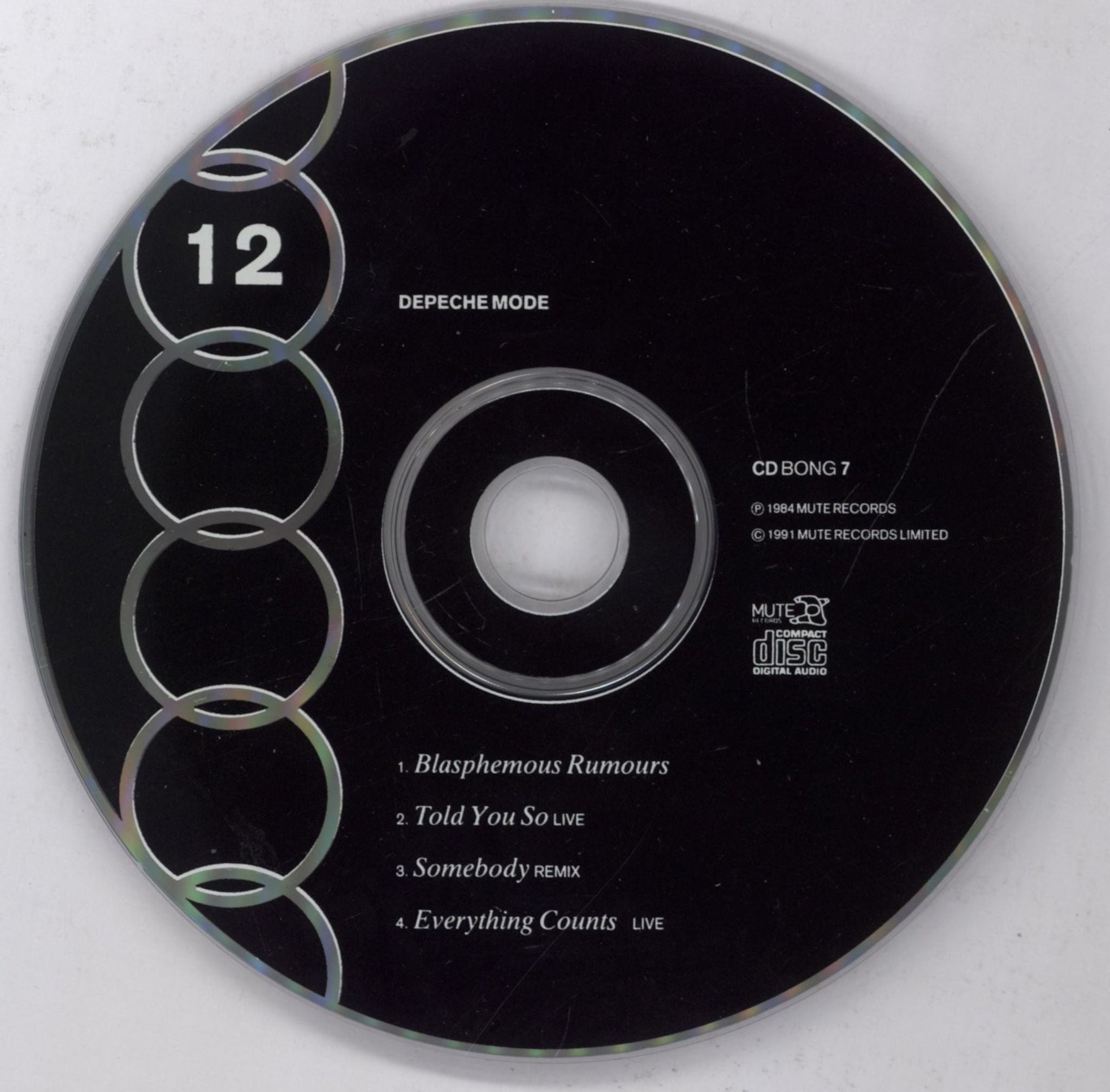 Depeche Mode Blasphemous Rumours UK CD single (CD5 / 5\") DEPC5BL52454