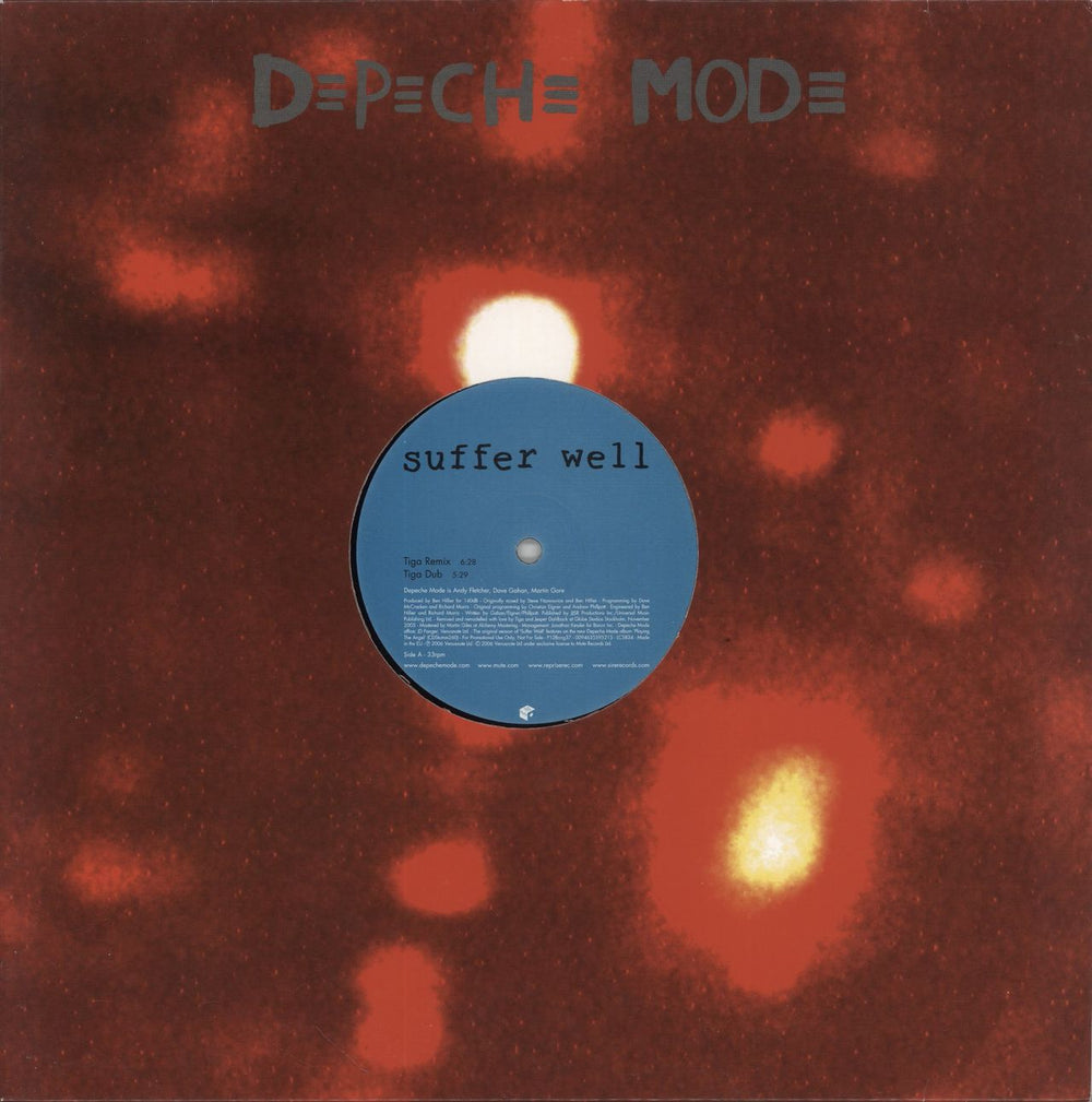 Depeche Mode Suffer Well - VG UK Promo 12" vinyl single (12 inch record / Maxi-single) P12BONG37