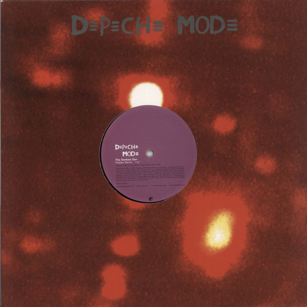 Depeche Mode The Darkest Star - Promo UK Promo 12" vinyl single (12 inch record / Maxi-single) PXL12BONG37