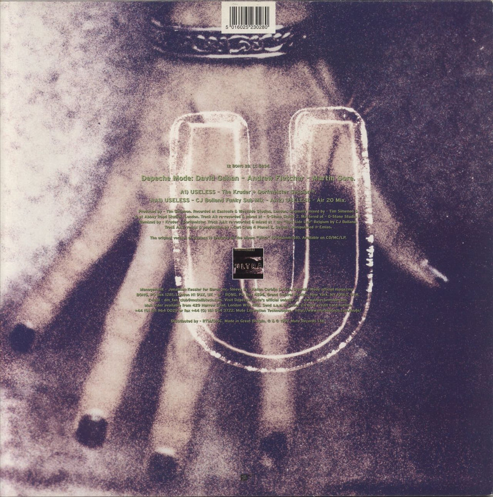 Depeche Mode Useless UK 12" vinyl single (12 inch record / Maxi-single) 5016025230280