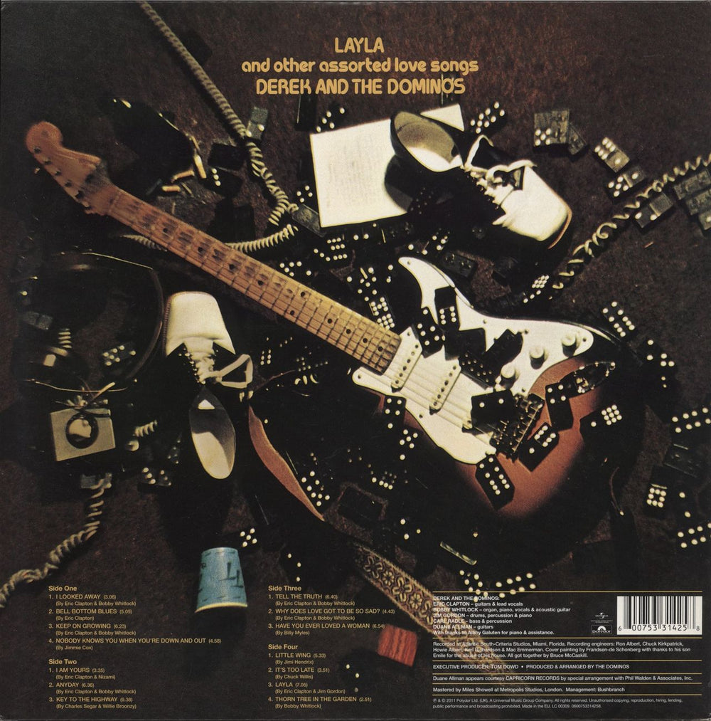 Derek And The Dominos Layla And Other Assorted Love Songs UK 2-LP vinyl record set (Double LP Album) 600753314258