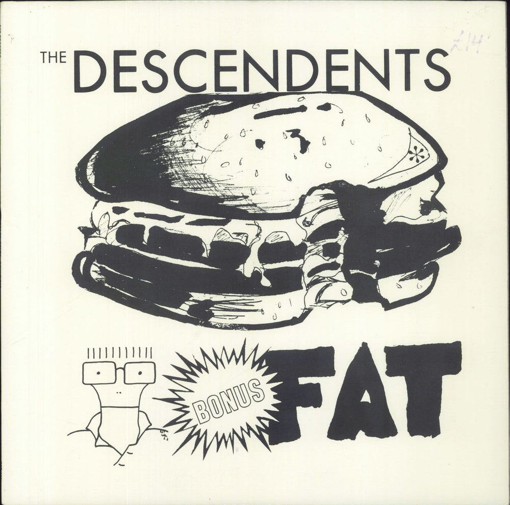 Descendents Bonus Fat - barcoded p/s US vinyl LP album (LP record) SST144