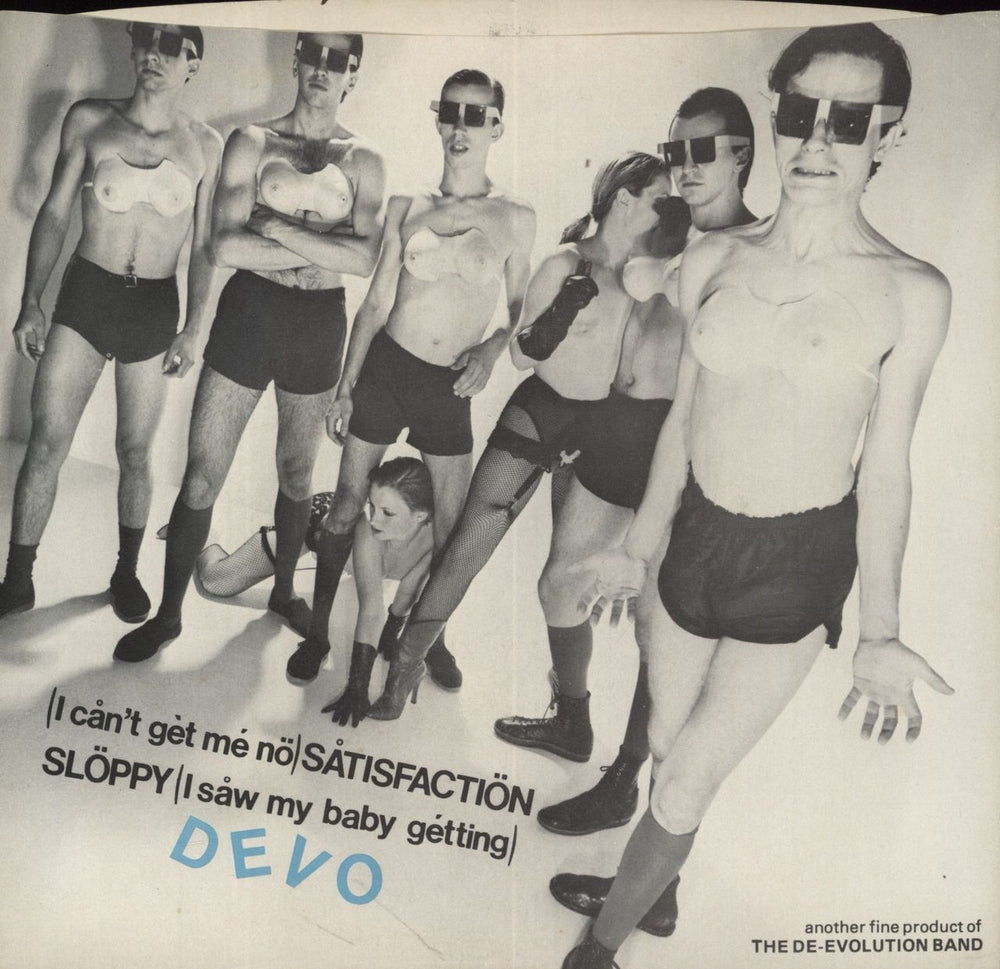Devo (I Can't Get Me No) Satisfaction - VG US 7" vinyl single (7 inch record / 45) 72843-1