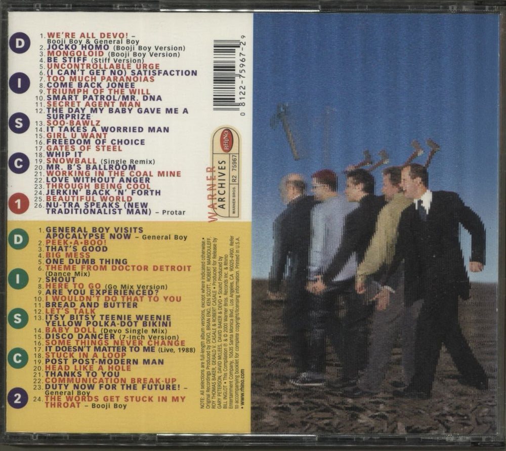 Devo Pioneers Who Got Scalped - The Anthology UK 2 CD album set (Double CD) 081227596729