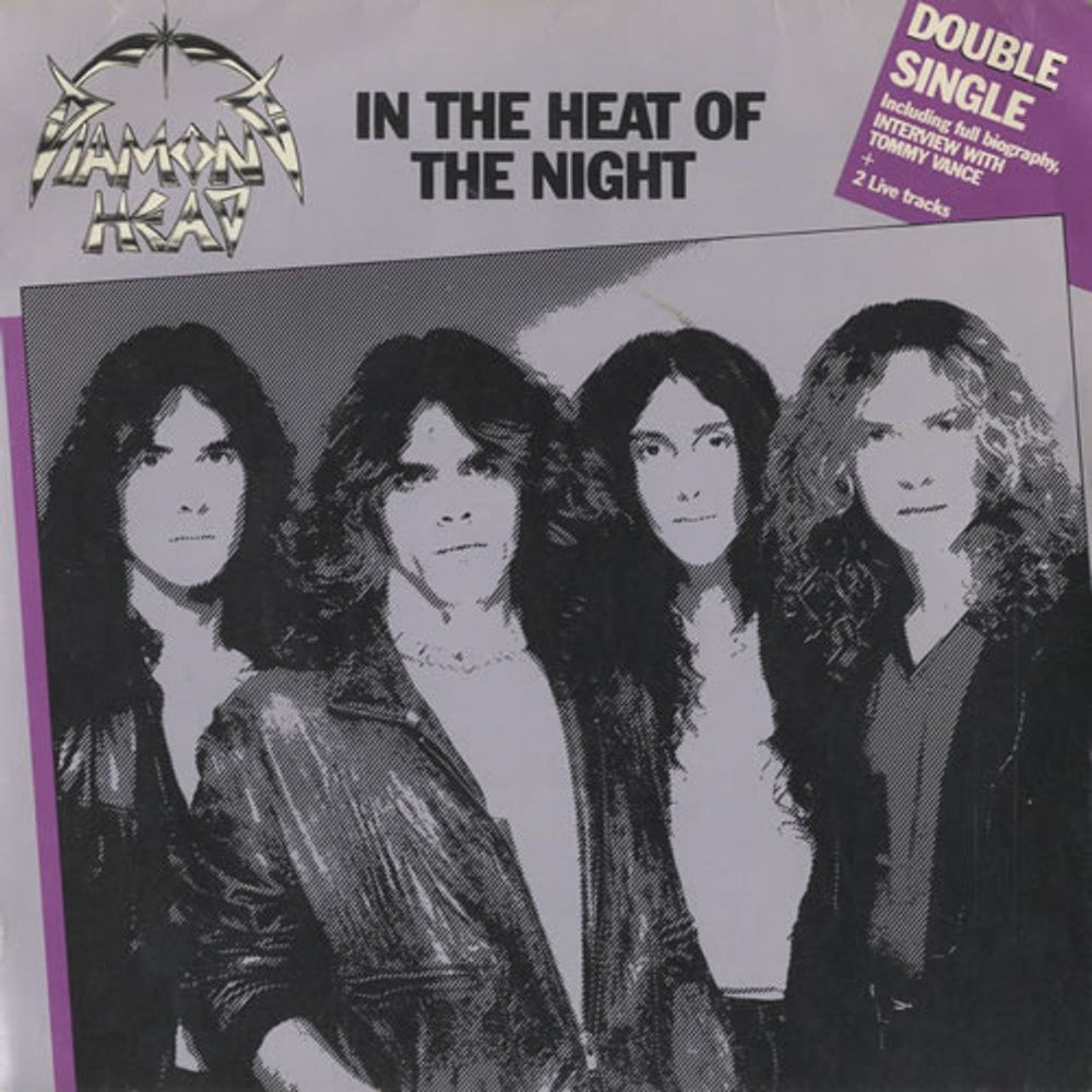 Diamond Head In The Heat Of The Night - Doublepack UK 7" vinyl single (7 inch record / 45) DHM102