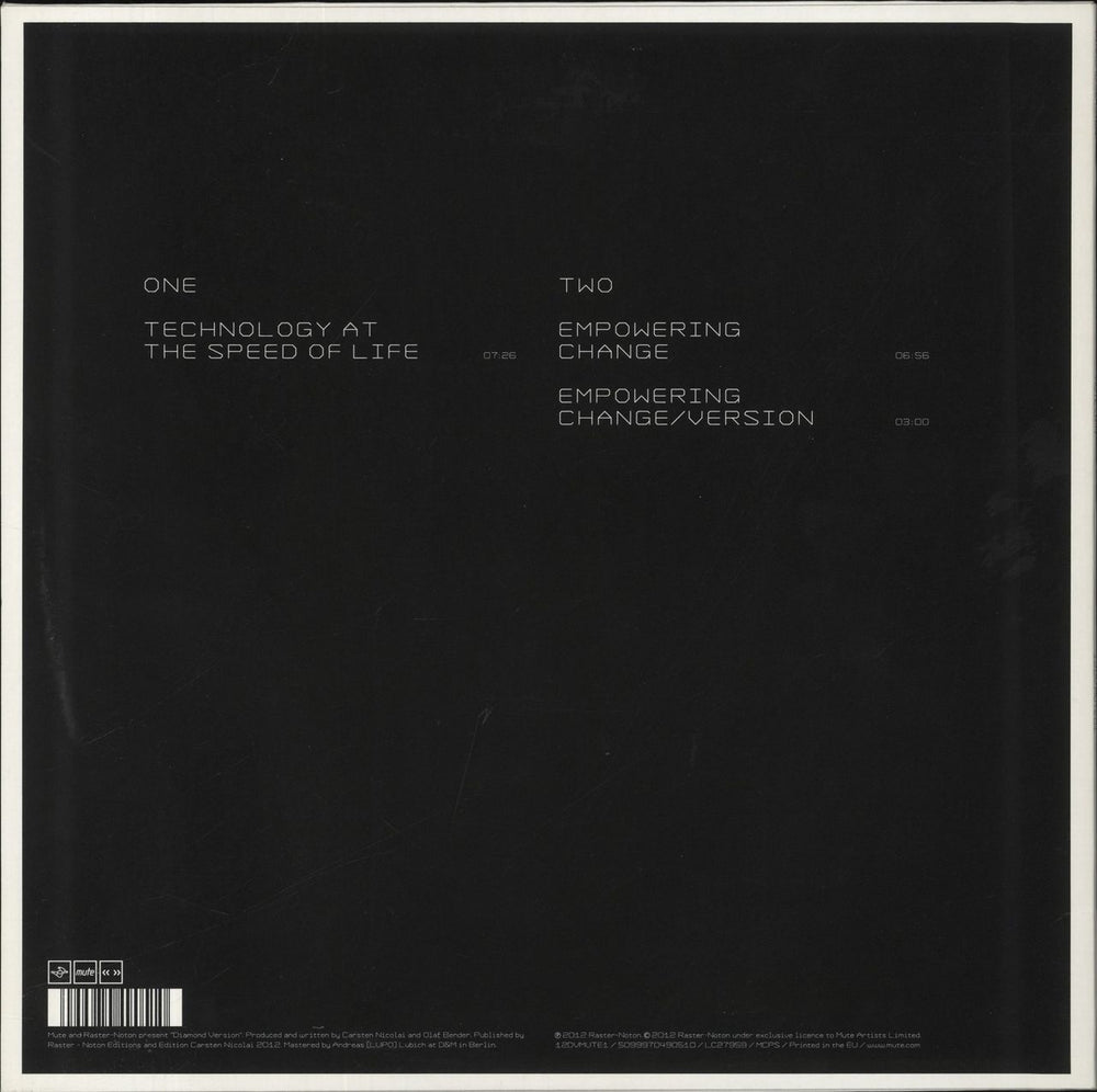 Diamond Version EP1 UK 12" vinyl single (12 inch record / Maxi-single) 5099970490510